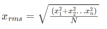 Root Mean Square Formula 