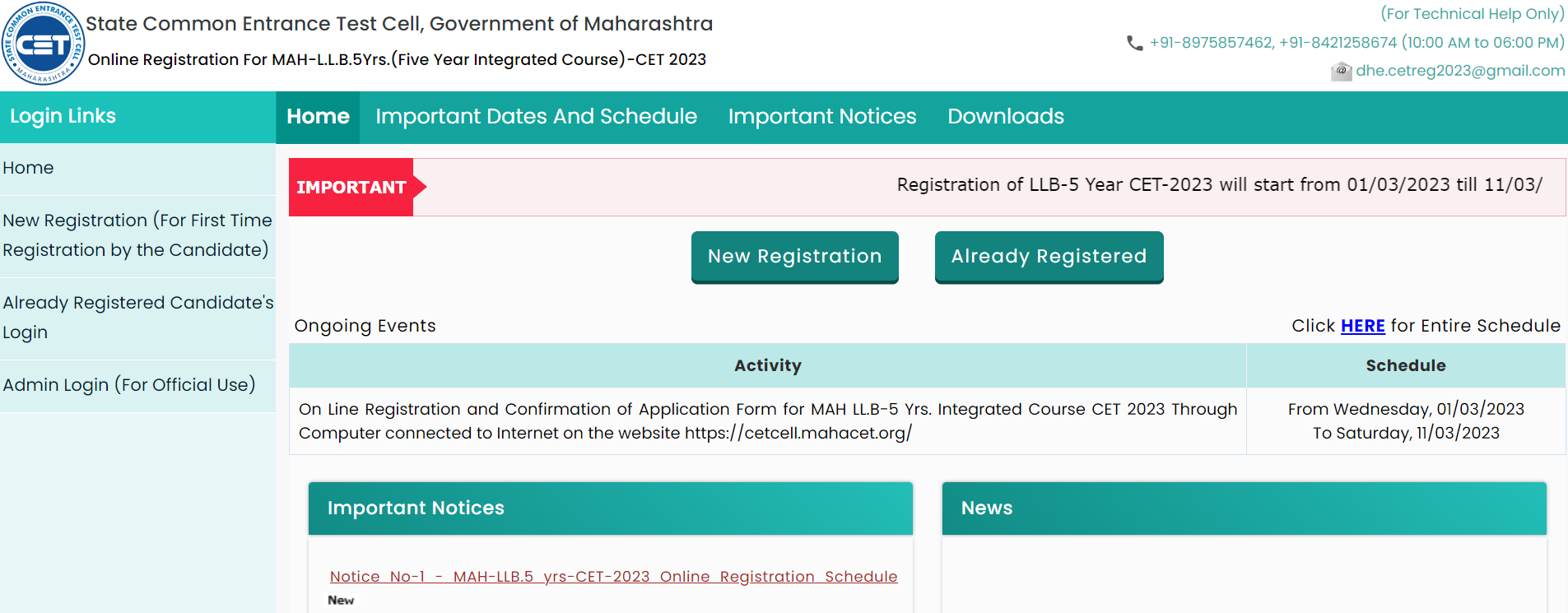 MH CET Law Eligibility Criteria 2024
