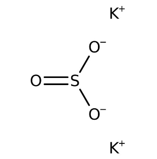 Potassium Sulfite Formula Structure