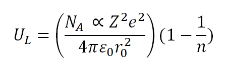 Crystalline Lattice Energy Formula