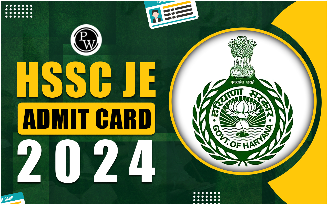 HSSC JE Admit Card 2024