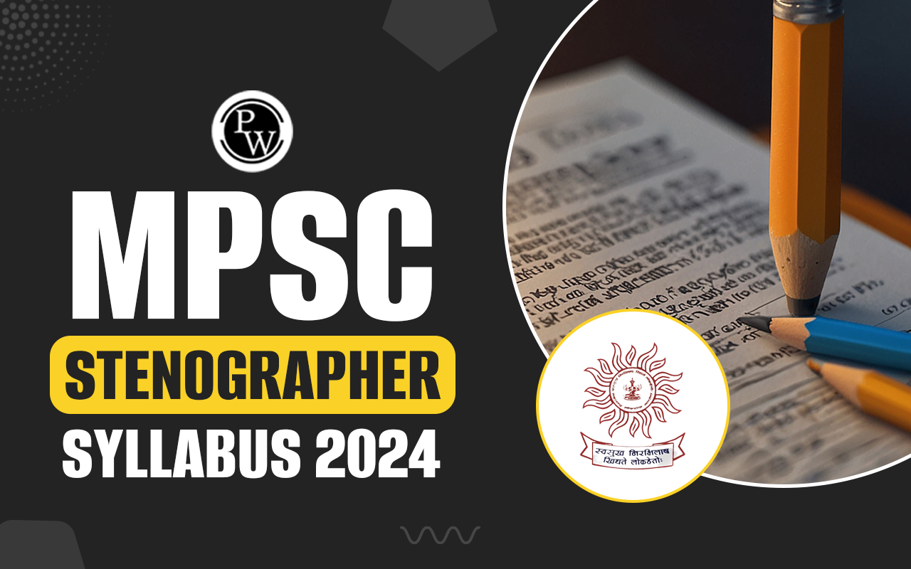 MPSC Stenographer Syllabus 2024
