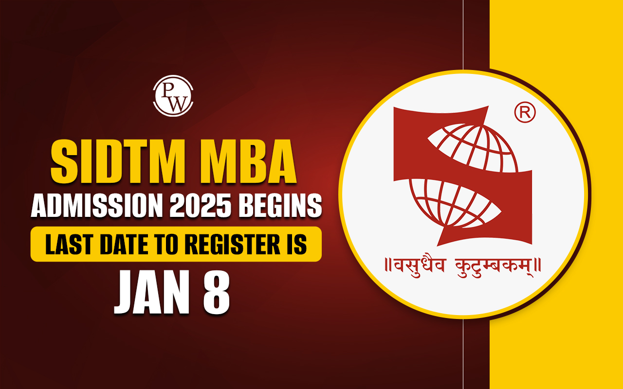 SIDTM MBA Admission 2025
