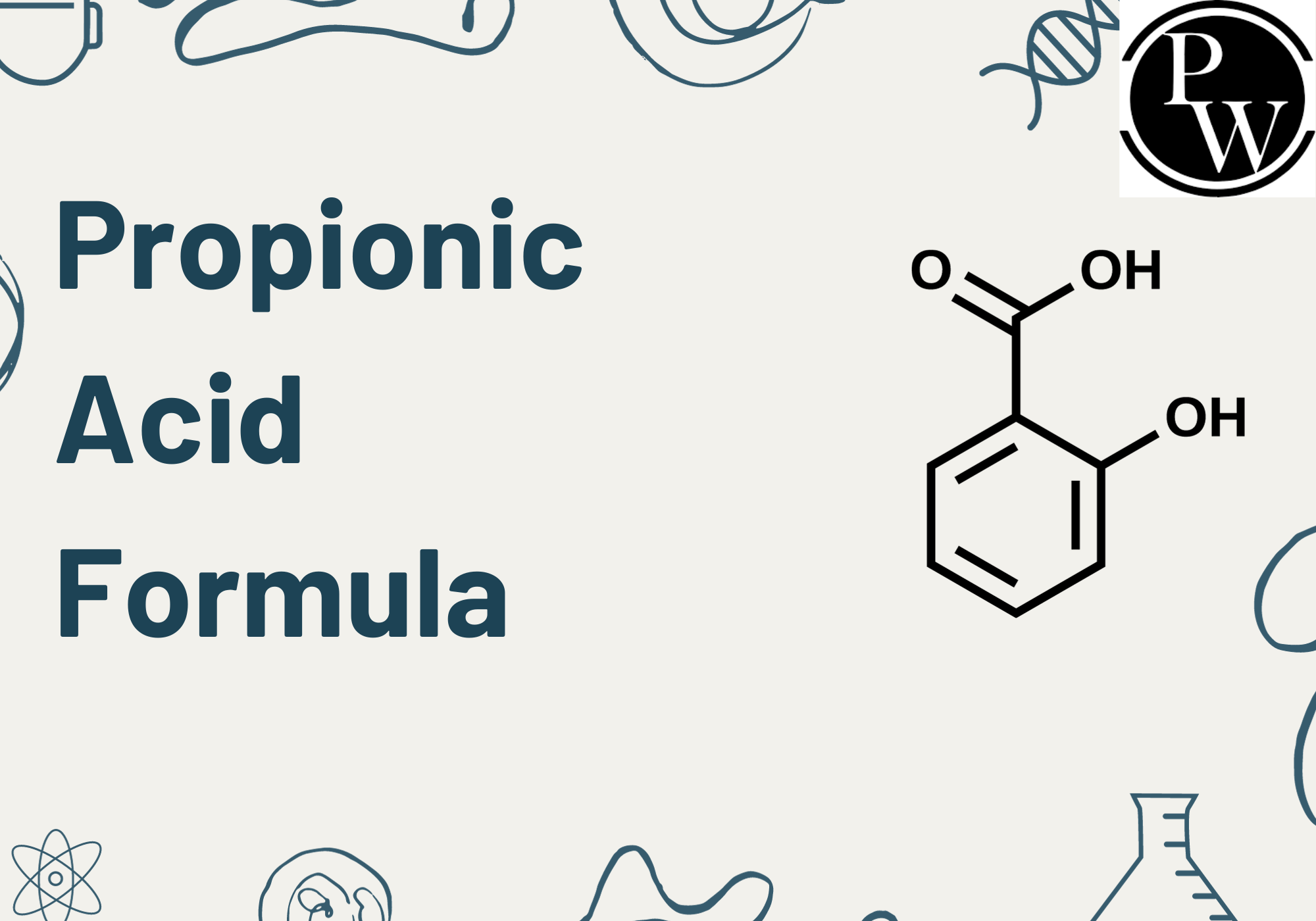 Propionic Acid Formula