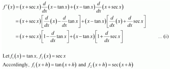 chapter 13-Limits and Derivatives Miscellaneous Exercise