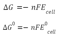 Electrochemical Cell and Gibbs Energy