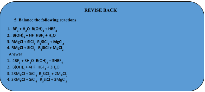 Chemical Equations