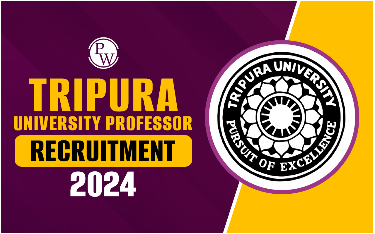 Tripura University Professor Recruitment 2024