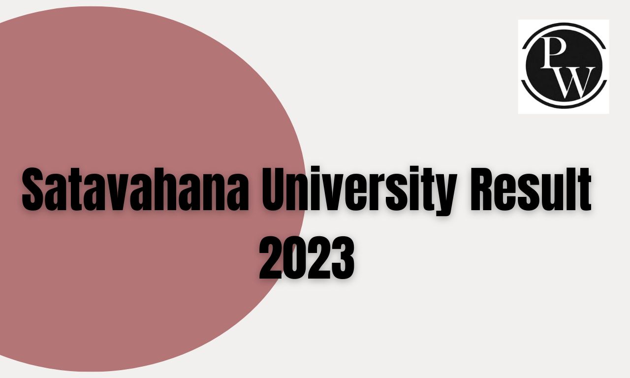 Satavahana University Result 2023