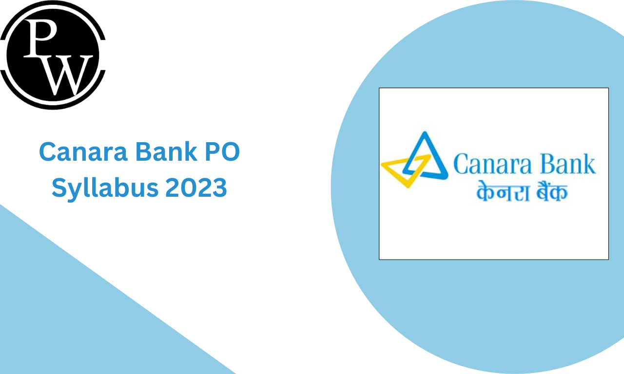Canara Bank PO Syllabus 2023