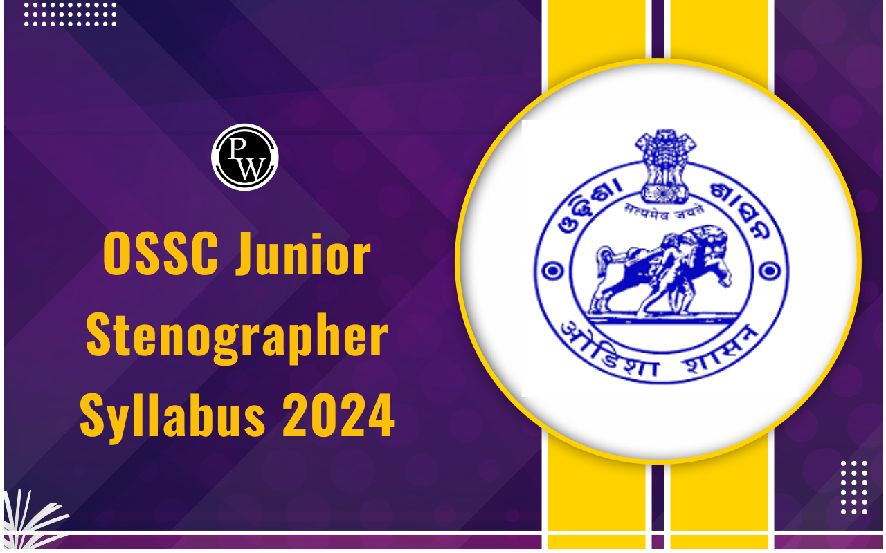 OSSC Junior Stenographer Syllabus 2024