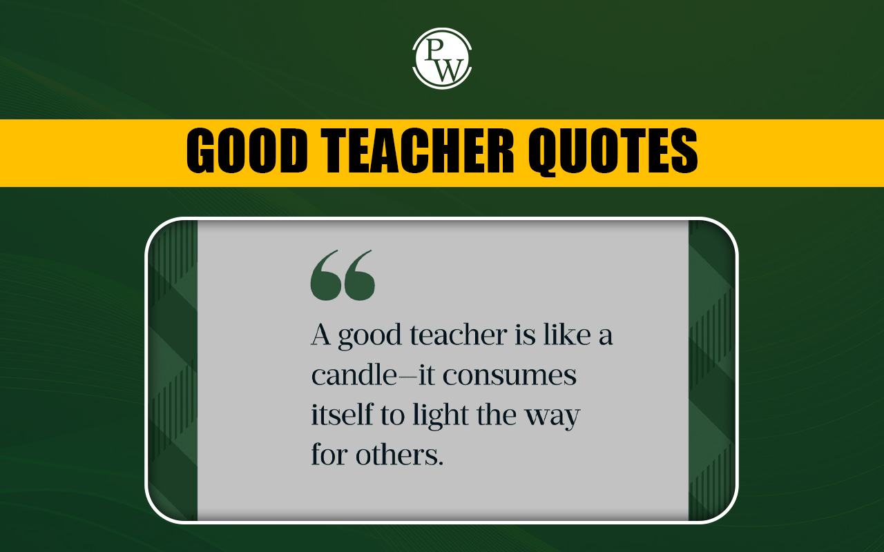 Good Teacher Quotes