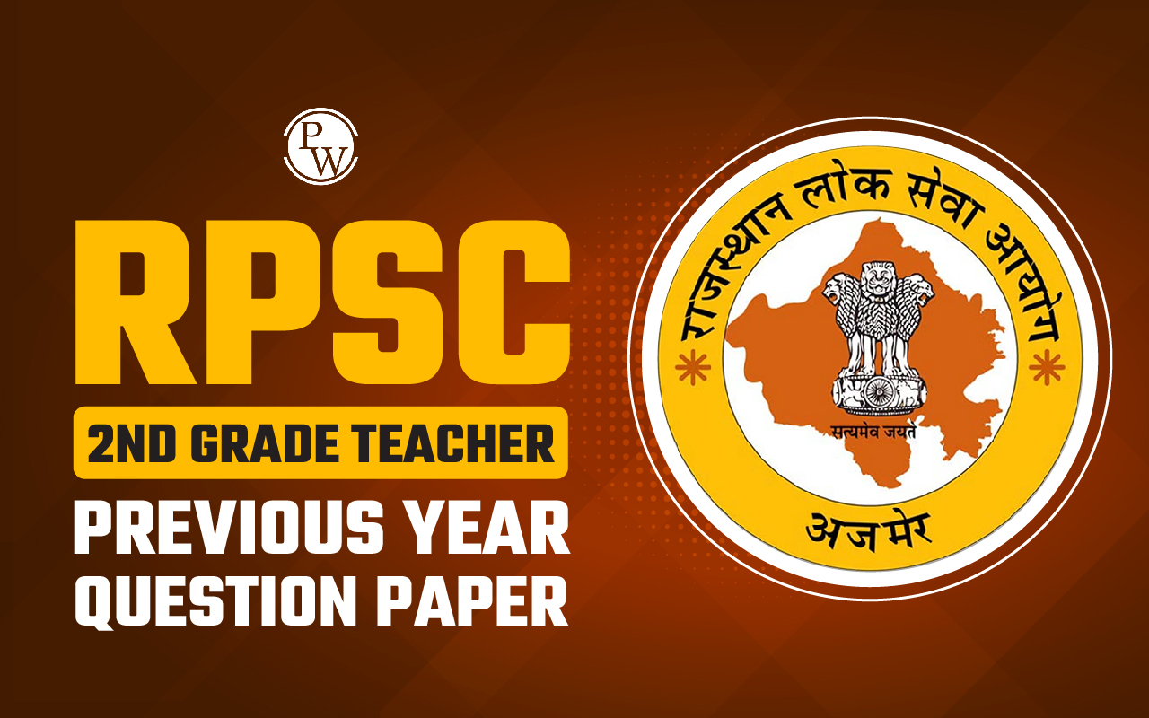 RPSC 2nd Grade Teacher Previous Year Question Paper