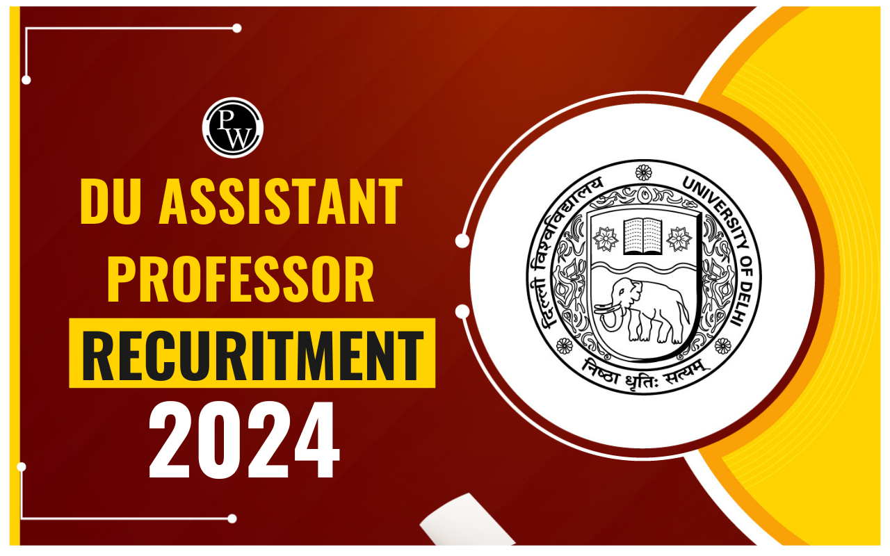 DU Assistant Professor Recruitment 2024