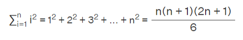 Sum of the squares of the first n natural numbers