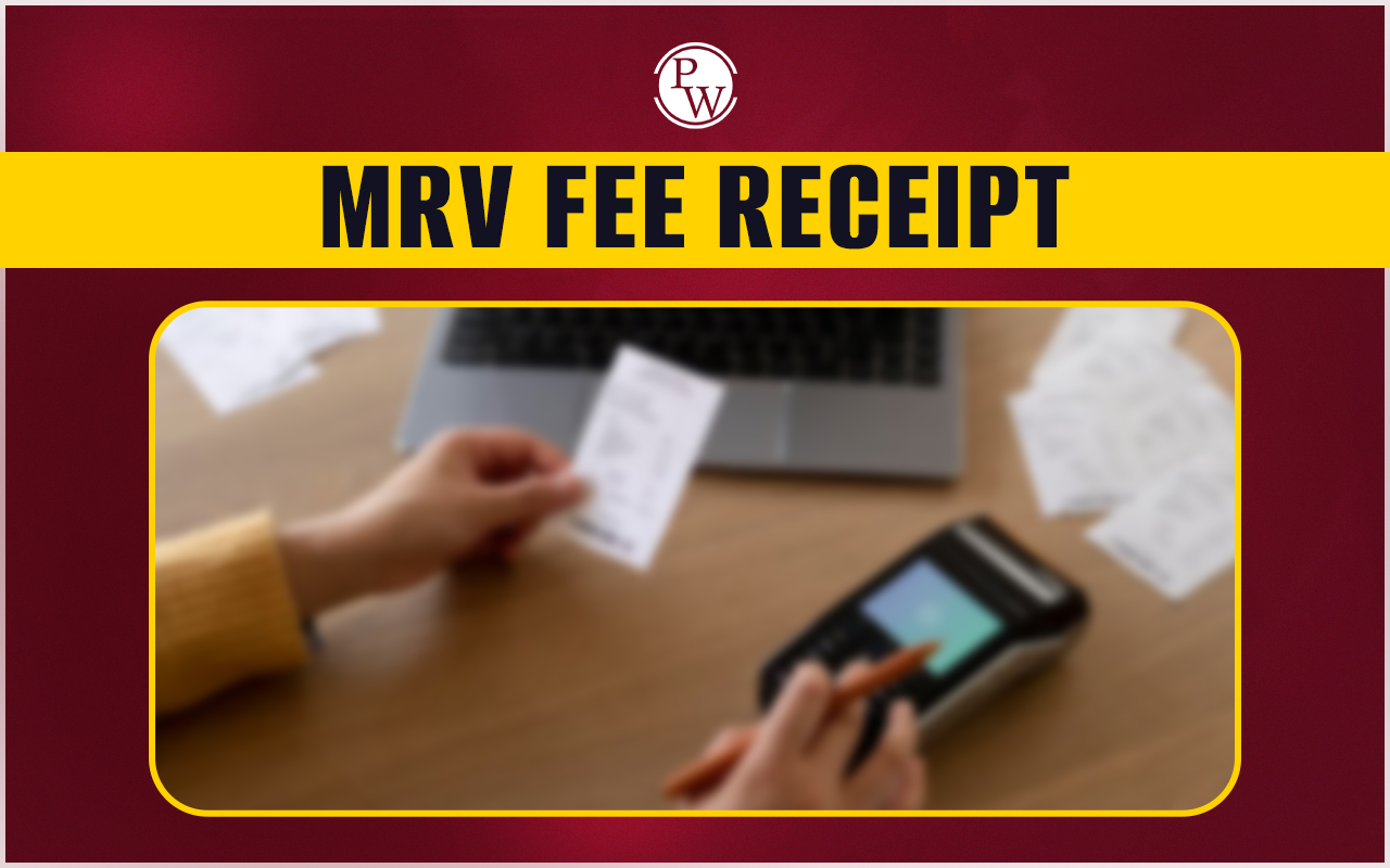 MRV Fee Receipt