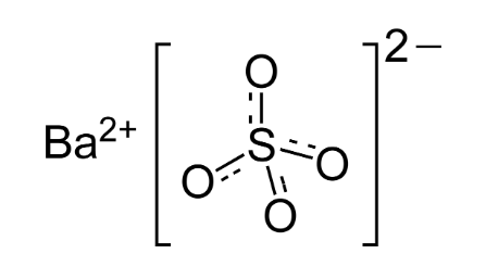 Barium Sulfate Formula Structure