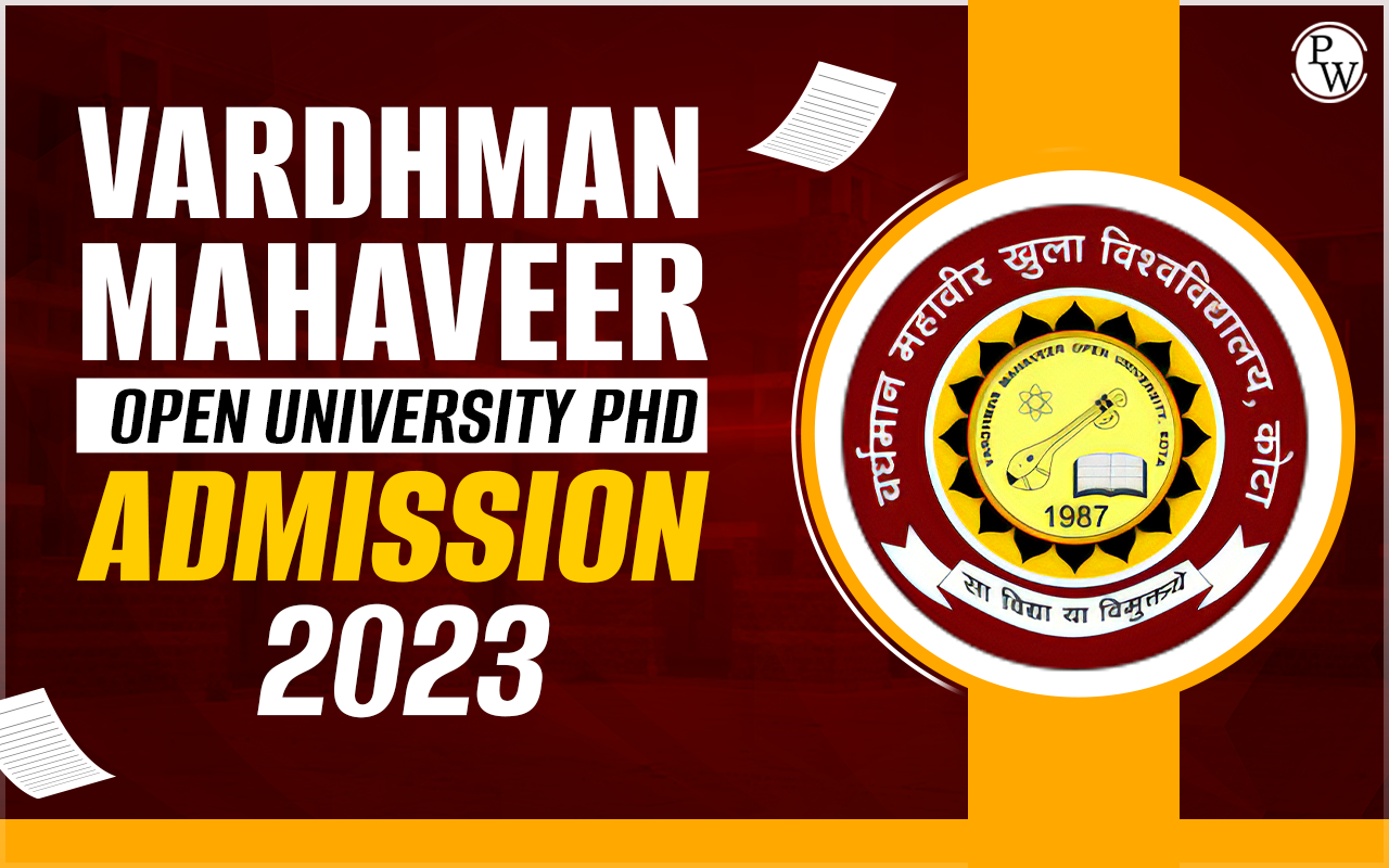 Vardhman Mahaveer Open University PhD Admission 2023