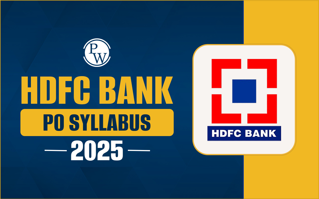 HDFC Bank PO Syllabus