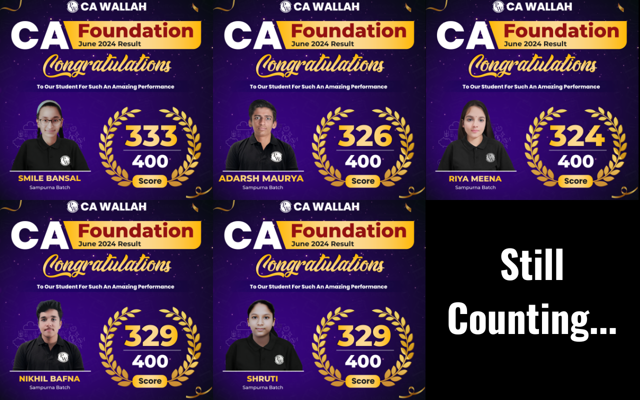 PW CA Foundation Toppers