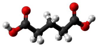 Glutaric acid Structure