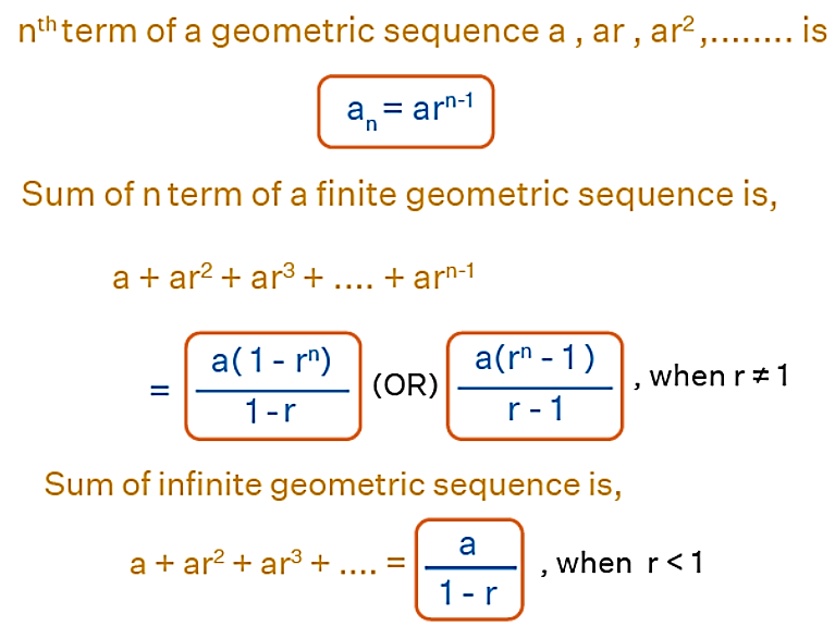 geometric series formula