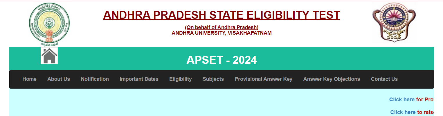 AP SET Answer Key 2024