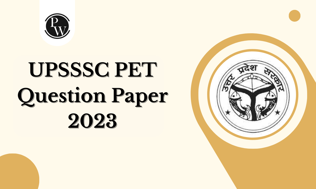 UPSSSC PET Question Paper 2023