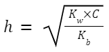ionization constant