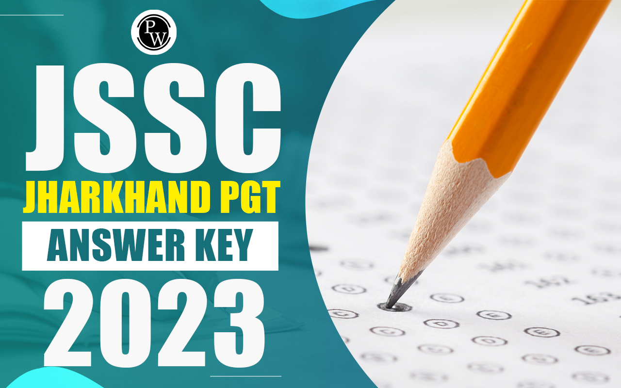JSSC PGT Answer Key 2023