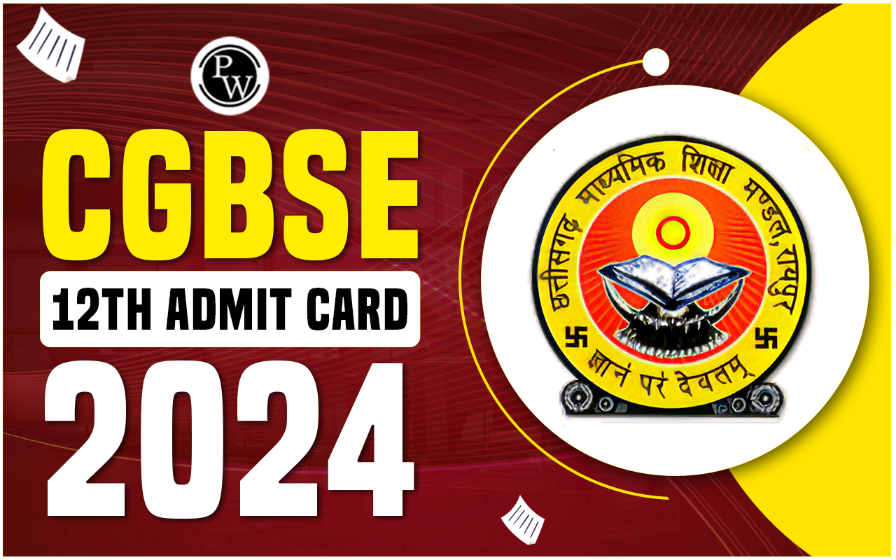 CGBSE 12th Admit Card 2024