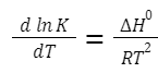 Van't Hoff Equation