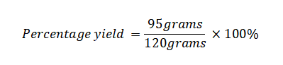Percentage Yield