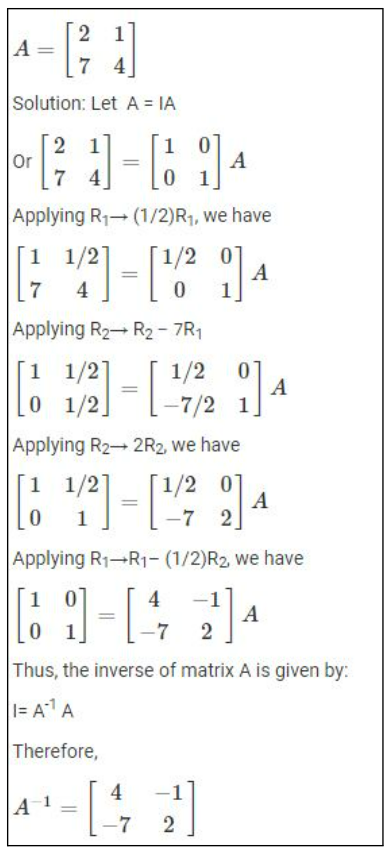 Inverse Matrix Formula: Examples, Properties, Method
