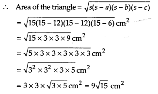 NCERT Solutions for Class 9 Maths Chapter-12 Heron’s Formula/Q6