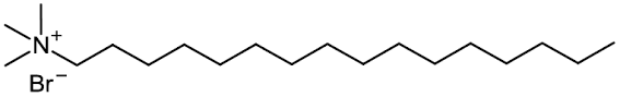 Cetyl Trimethyl Ammonium Bromide Formula