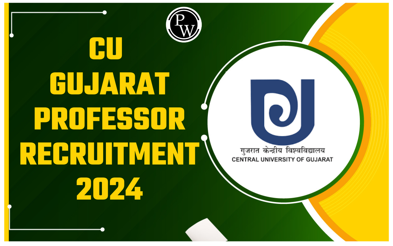 CU Gujarat Professor Recruitment 2024