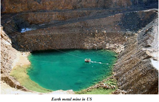 Earth metal mine in US