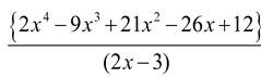 REMAINDER THEOREM