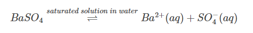 Solubility Product Formula