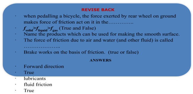Advantages and disadvantages of friction