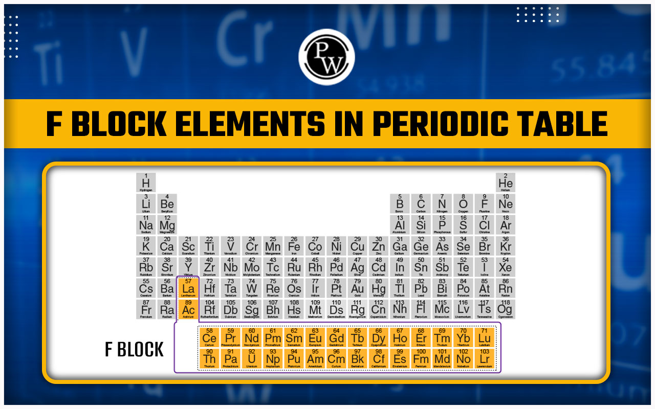 F Block Elements