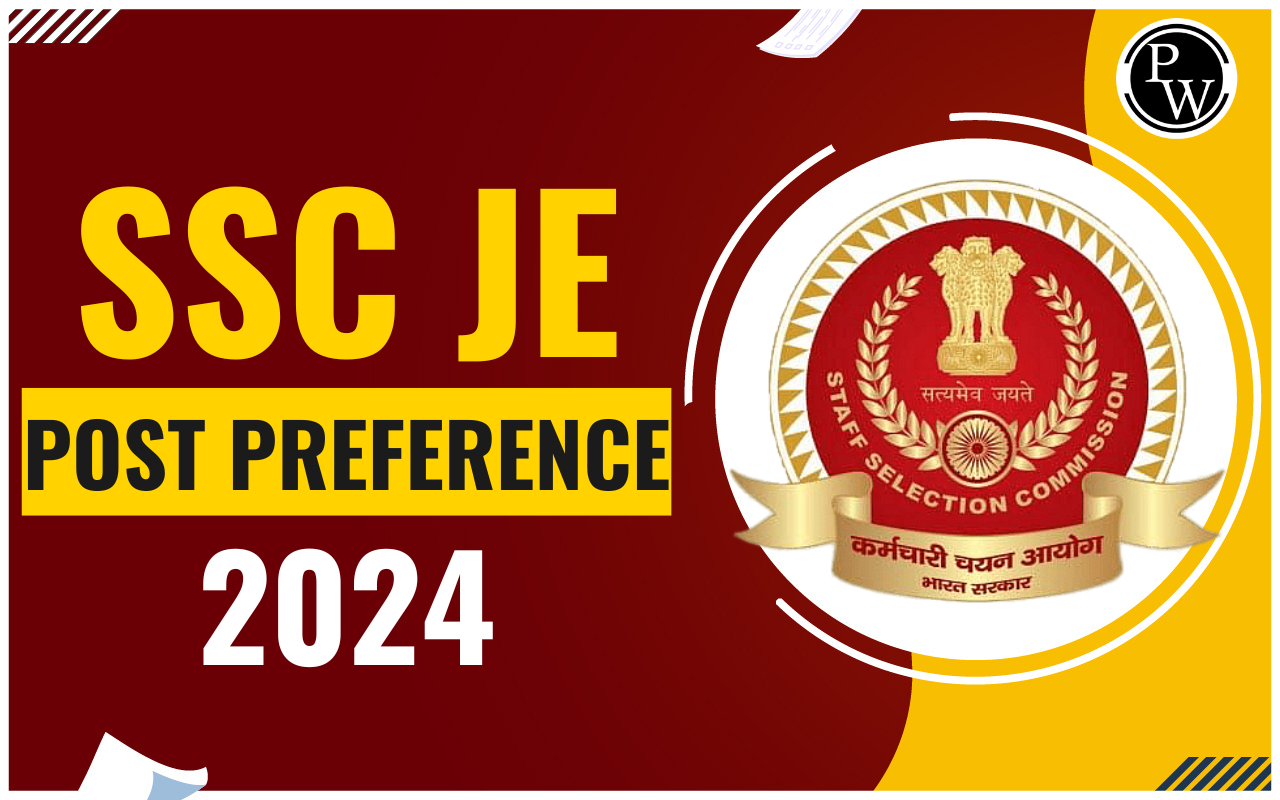 SSC JE Post Preference 2024