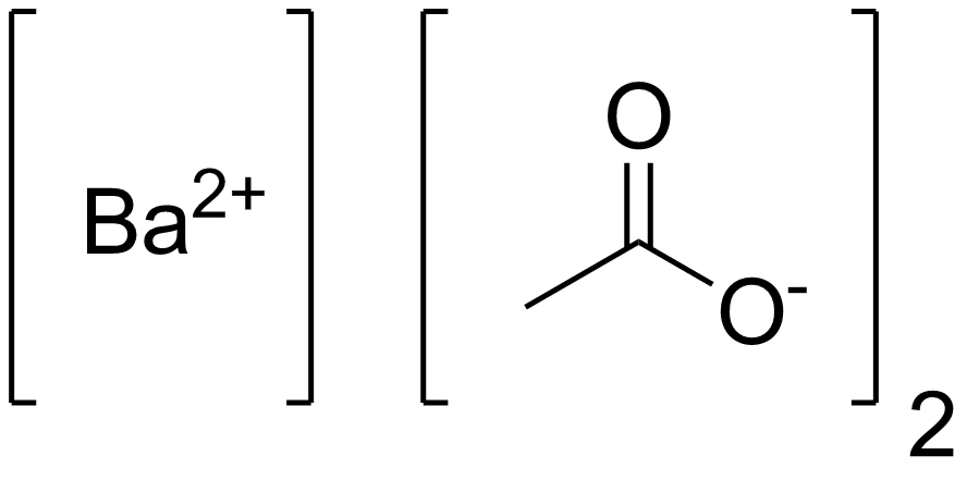 Barium Acetate Formula