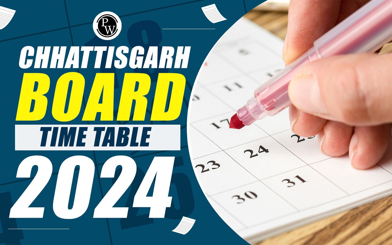 Chhattisgarh Board Time Table 2024