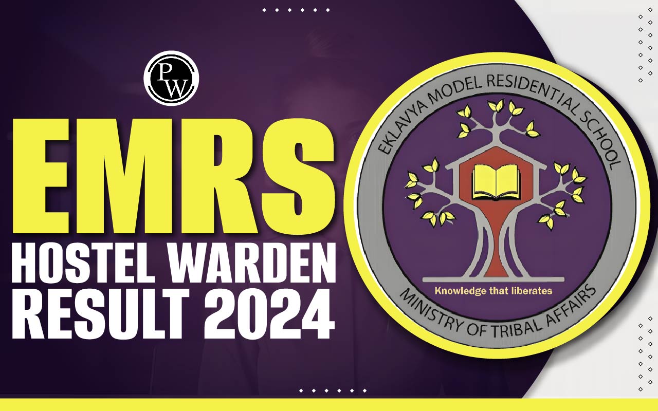 EMRS Hostel Warden Result 2024