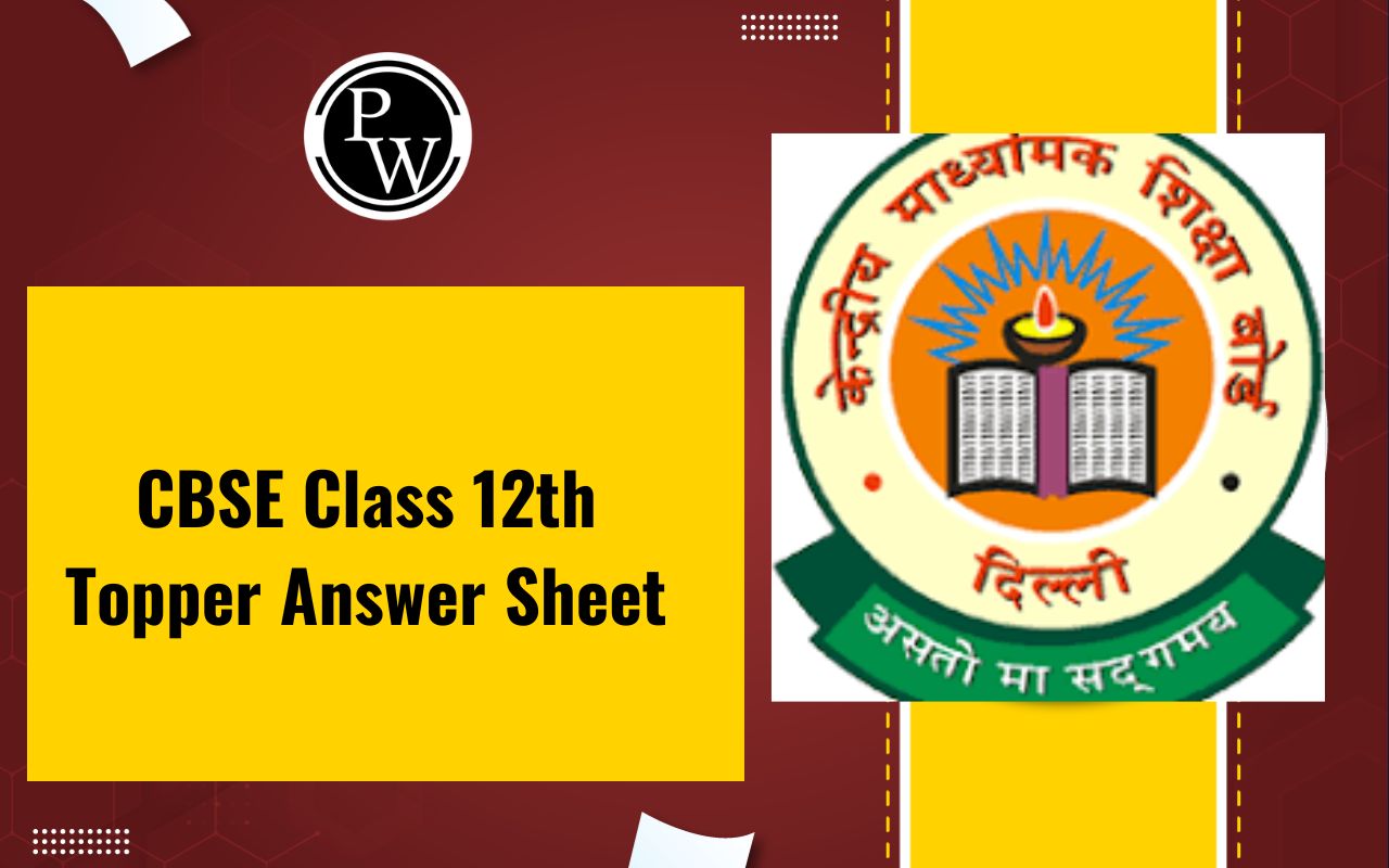 CBSE Class 12th Topper Answer Sheet