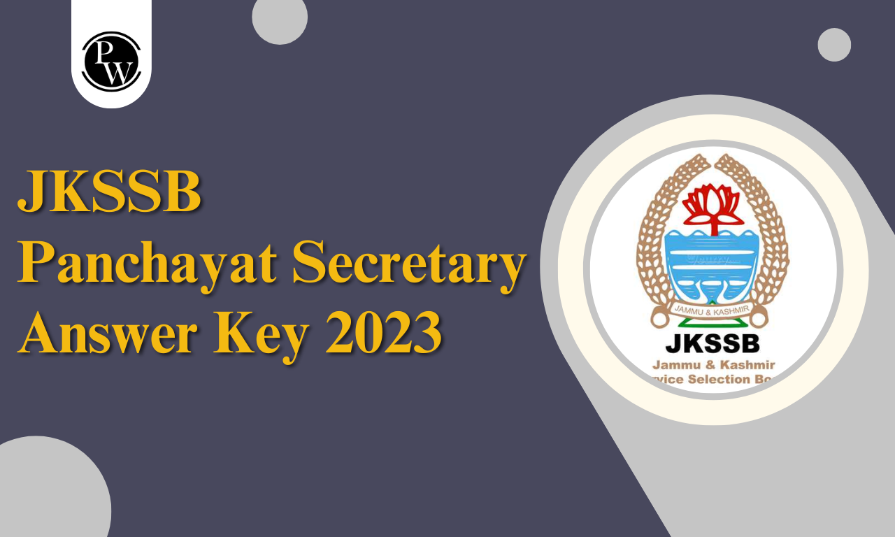 JKSSB Panchayat Secretary Answer Key 2023
