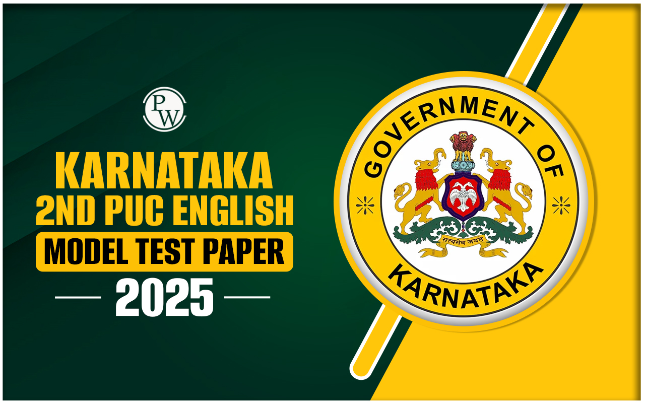 Karnataka 2nd PUC English Model Test Paper 2025