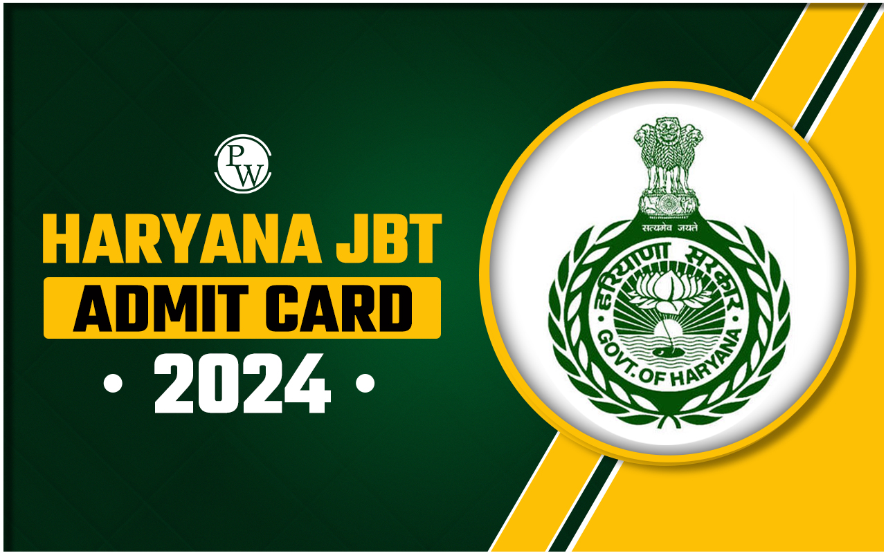 Haryana JBT Admit Card 2024